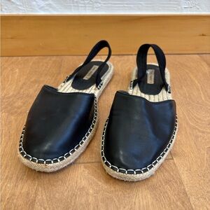 Zara leather espadrilles